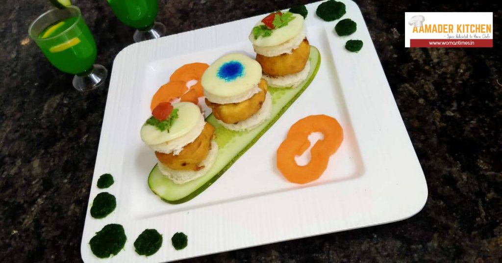 cheesy kofta sandwich