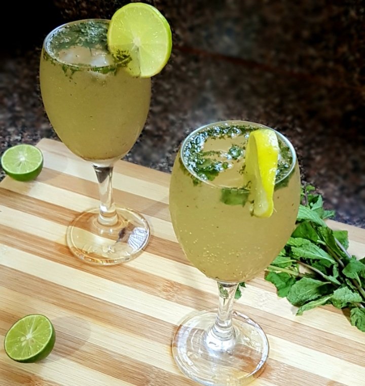masala mint honey refresher