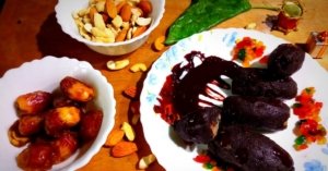 Sugarless Chocolate Pan Nutty Roll Recipe