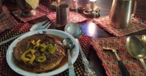 caramel mango pudding