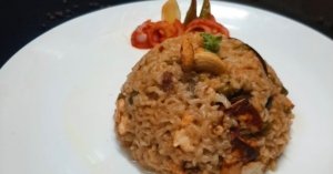 Matar Paneer Pulao a veg delicacy