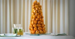 Croquembouche, a french dessert