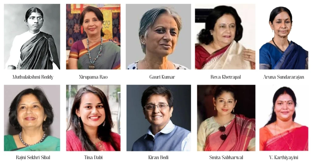 women administrators of India