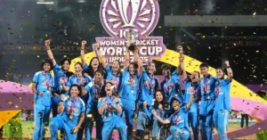 India Creates History Women in Blue Lift Maiden ICC Women’s World Cup 2025 Trophy